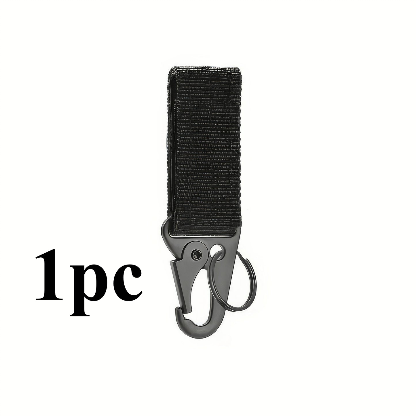 1/2 Piece Nylon Tactical Clip Black/green, Adjustable Practical Clip, Suitable for Outdoor Camping and Hiking