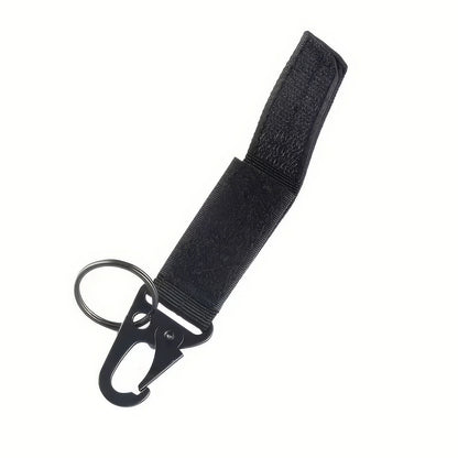 1/2 Piece Nylon Tactical Clip Black/green, Adjustable Practical Clip, Suitable for Outdoor Camping and Hiking