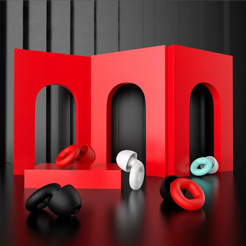 FashionAnti-noise Sleep Soundproof Earplugs Swimming Earplugs Anti-noise Anti-slip Sleep Earplugs Surfing