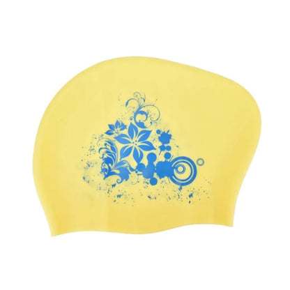 Silicone Swimming Cap for Long Hair Women's Waterproof Swim Caps Ladies Diving Hood hat for kids garras natacion casquette