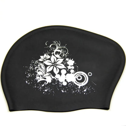 Silicone Swimming Cap for Long Hair Women's Waterproof Swim Caps Ladies Diving Hood hat for kids garras natacion casquette