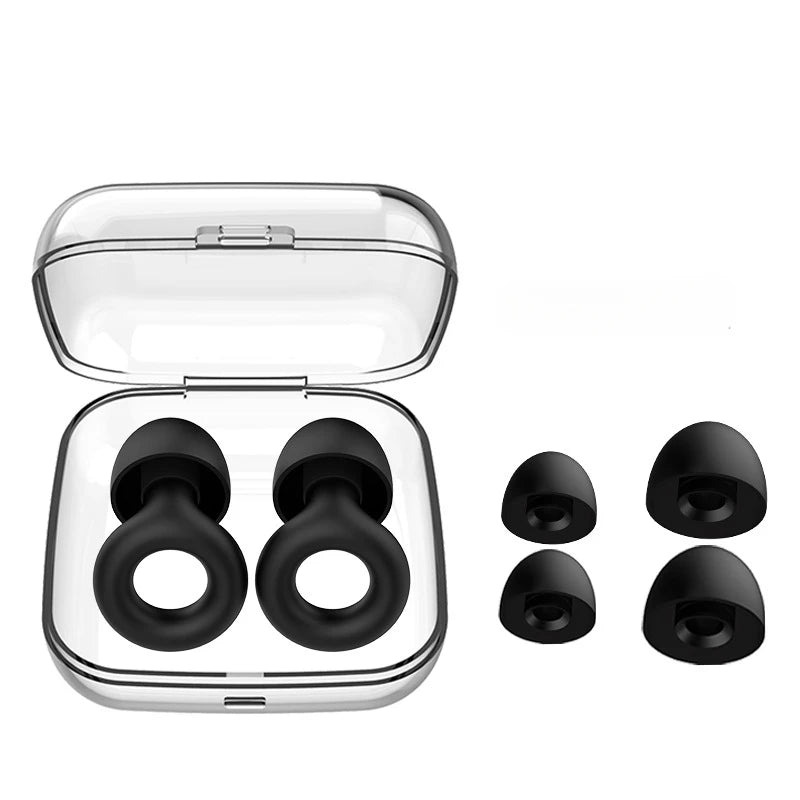 FashionAnti-noise Sleep Soundproof Earplugs Swimming Earplugs Anti-noise Anti-slip Sleep Earplugs Surfing