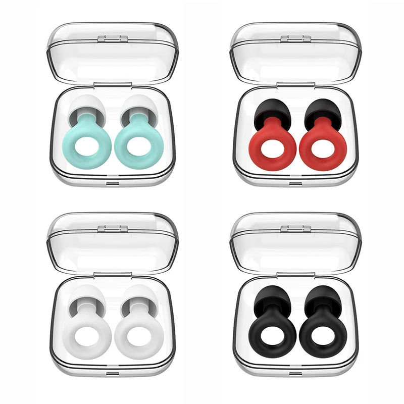 FashionAnti-noise Sleep Soundproof Earplugs Swimming Earplugs Anti-noise Anti-slip Sleep Earplugs Surfing